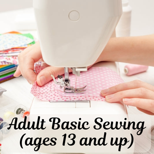 Class Adult Basic Sewing
