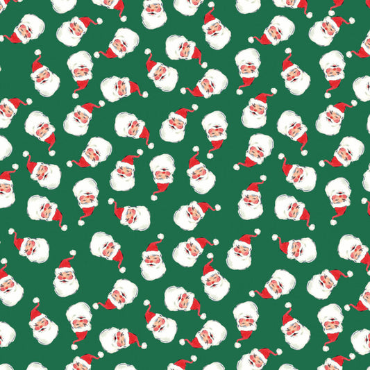 Merry Happy Christmas || Jolly Santa || Festive Green