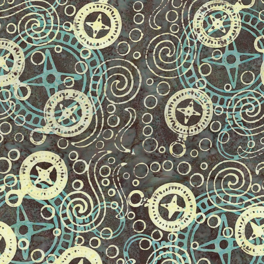 Sunken Treasure Riverbed Stone Fabric by Riley Blake Designs