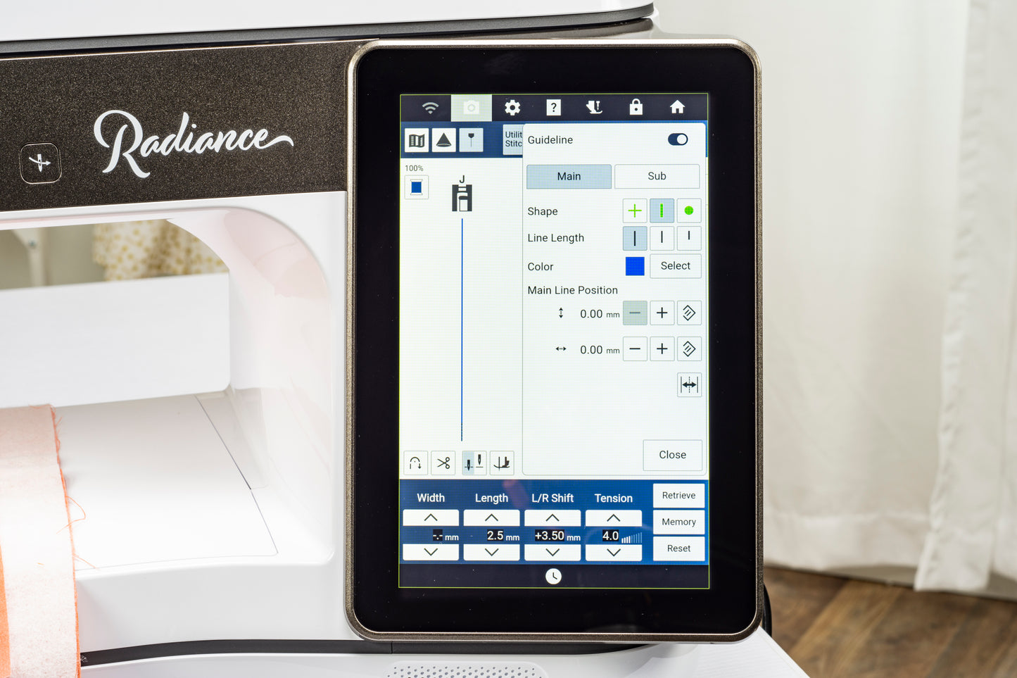 Baby Lock Radiance Sewing and Embroidery Machine