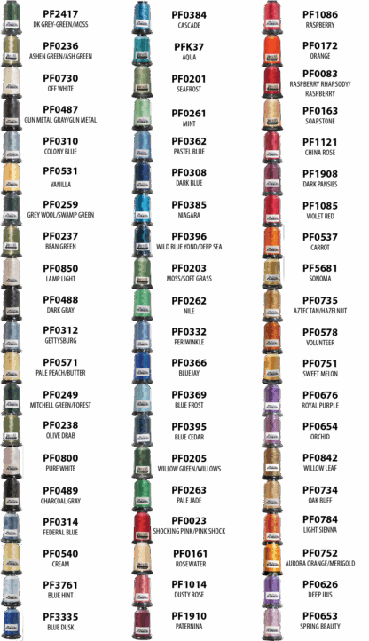 Floriani Top 60 Thread Box 4 || Dusky Delights
