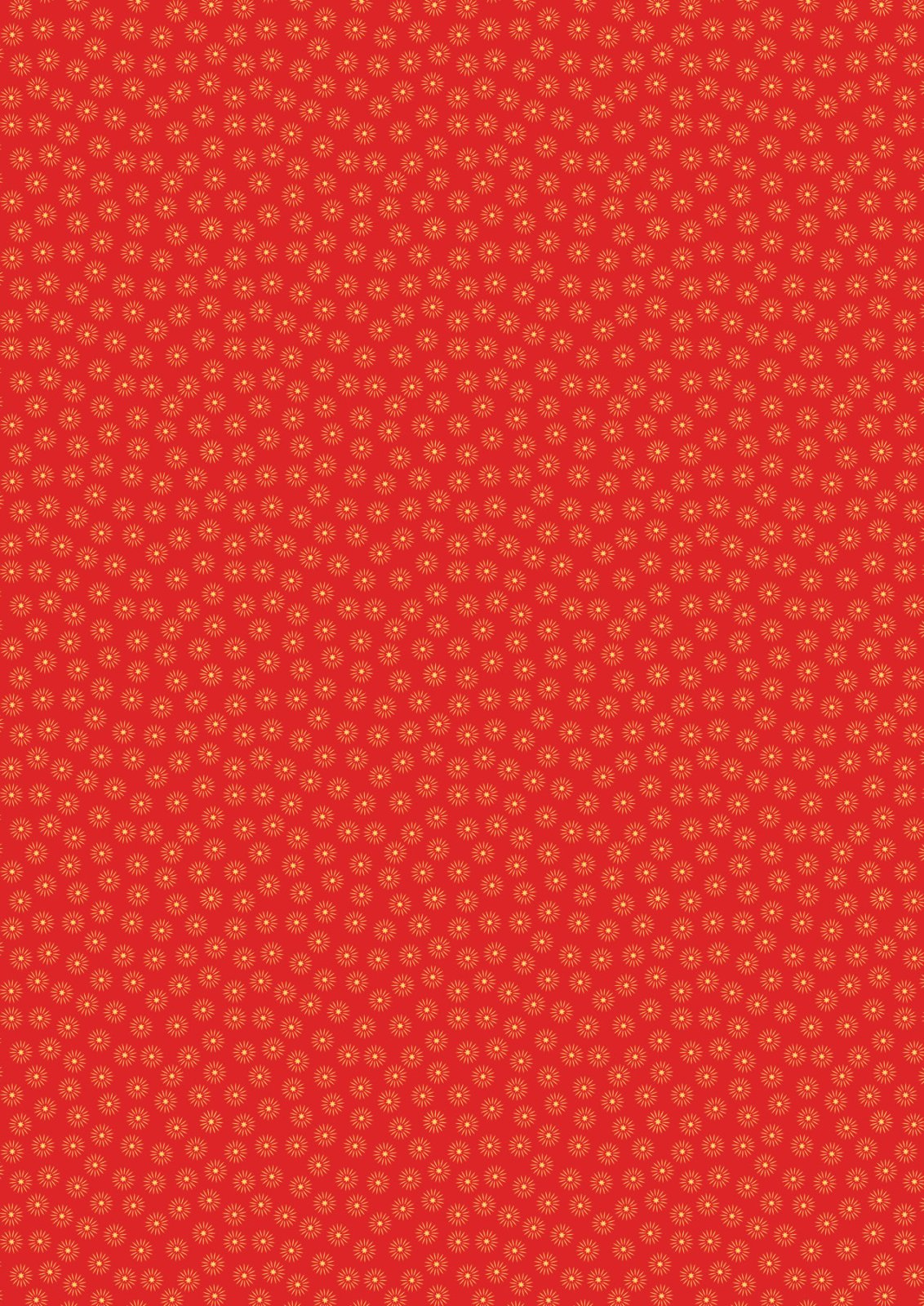 Peace and Joy Little Star Red Gold Metallic