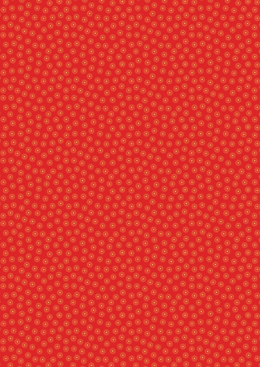 Peace and Joy Little Star Red Gold Metallic