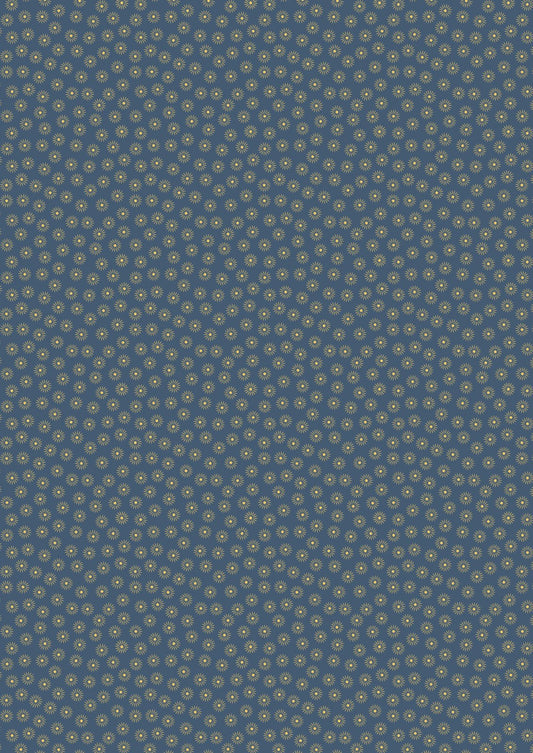 Peace and Joy Little Star Blue Gold Metallic