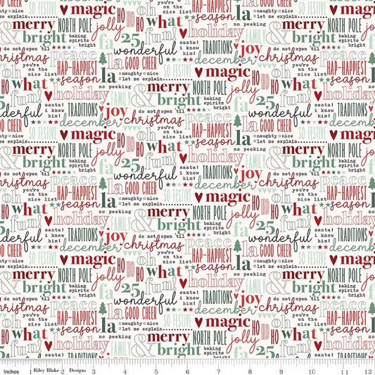 Evergreen Wishes || Text || Cream