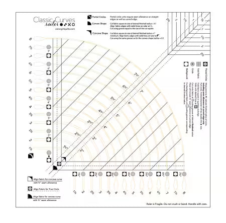 Classic Curves Ruler Redesign by Checker Dist.