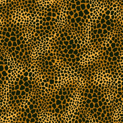 Earth Song Leopard Spots Gold Metallic