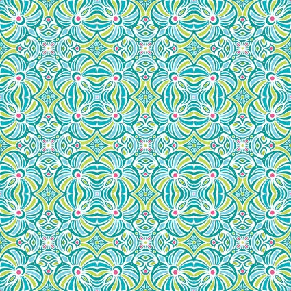 Vibrancy Medallion Aqua