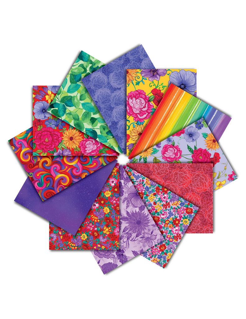 Living Color ||  Fat Quarter Bundle 24 pieces