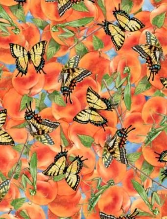 All Carolina Shop Hop Peach Peaches & Insects