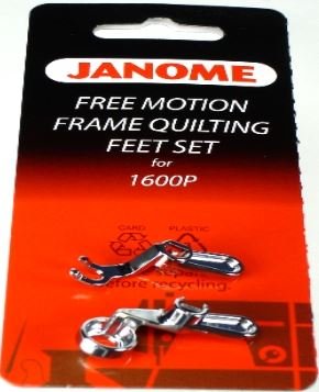 Janome Free Motion Frame Quilting Feet Set for 1600P