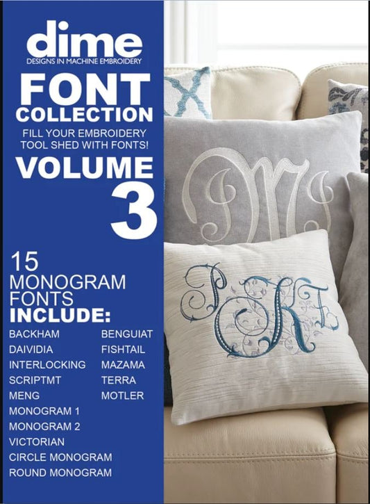 Font Collection Volume 3: Monogram Fonts