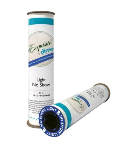Light Weight (1.3 oz) No Show Embroidery Stabilizer 20 Inch x 25 Yards