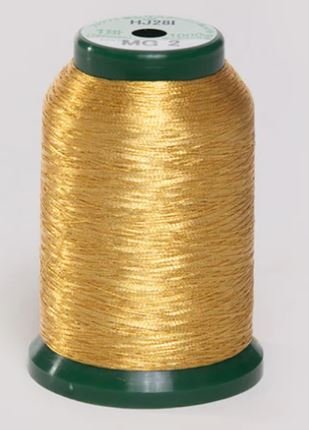 KingStar Metallic Embroidery Thread MG2 Gold 2