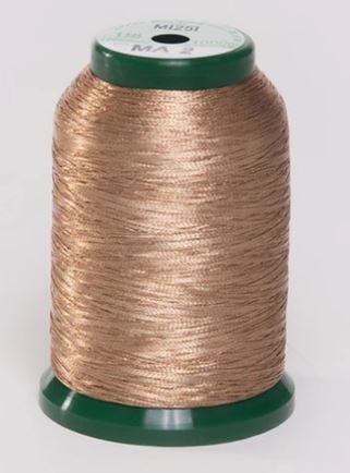 KingStar Metallic Embroidery Thread MA2 Copper