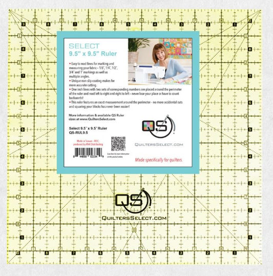 Quilters Select 9.5" x 9.5" Ruler