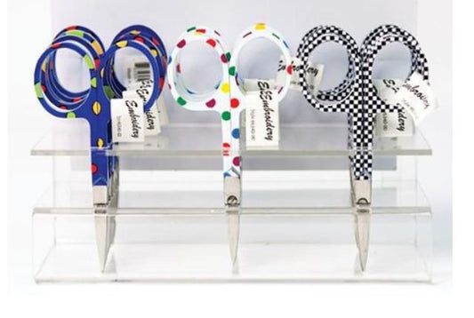 Emb Scissor 3-½" W/Polka Dot