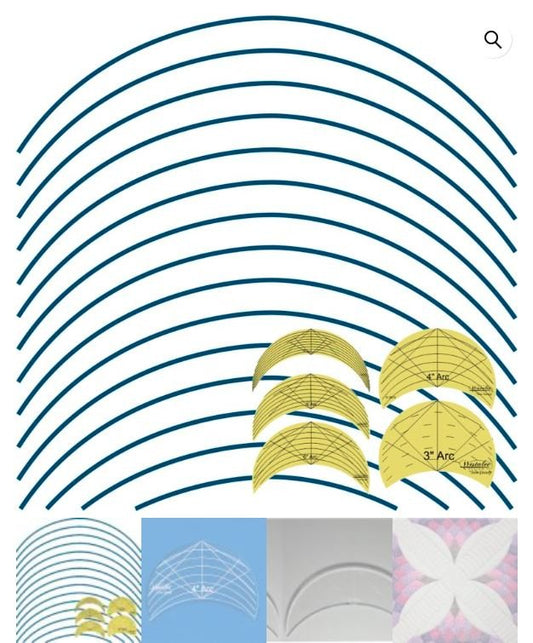 Westalee Design Arc Templates - HS (High Shank)