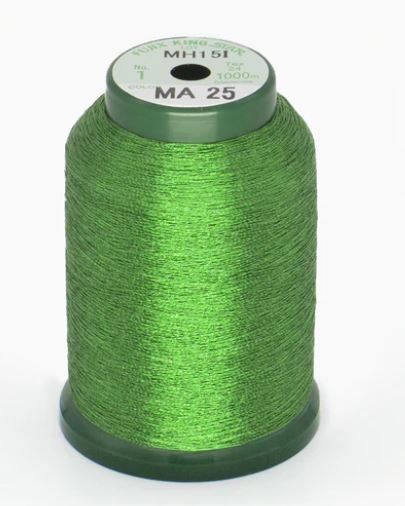 KingStar Metallic Embroidery Thread MA25 Leaf Green