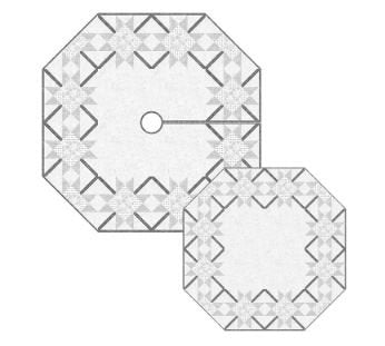 Over Under Again Tree Skirt Pattern