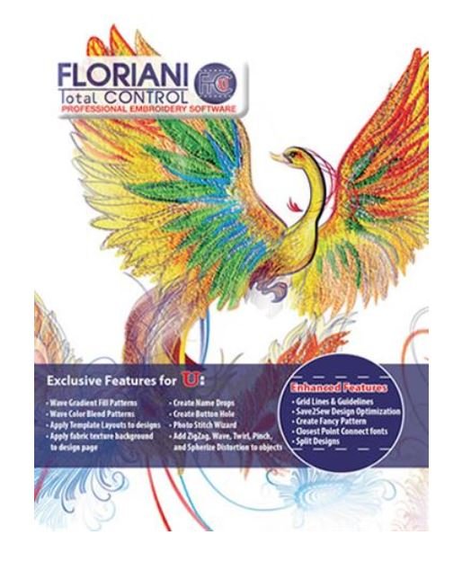Floriani Total Control Professional Embroidery Software