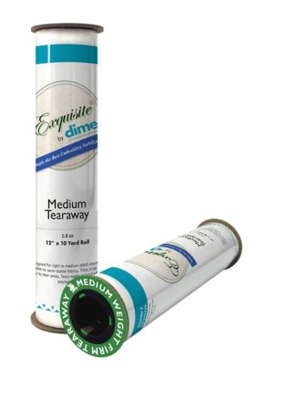 Exquisite® Medium Wt. Firm Tearaway (1.8 oz) - 12" x 10 yds