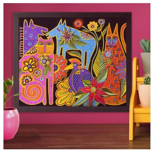 Kindred Creatures Tiling Scene by Laurel Burch