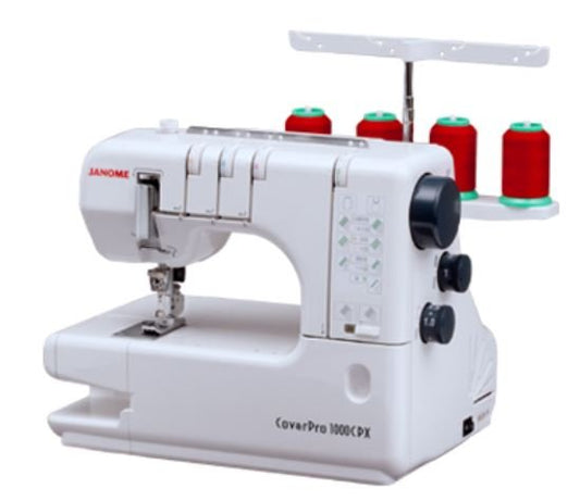 Janome 1000CPX Cover Hem Sewing Machine