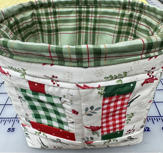 Spools Scrap Basket Holiday Fabric Kit