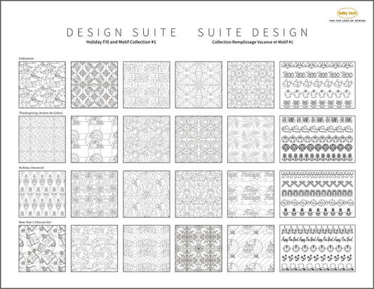 Holiday Fills and Motif Collection #1 - Design Suite