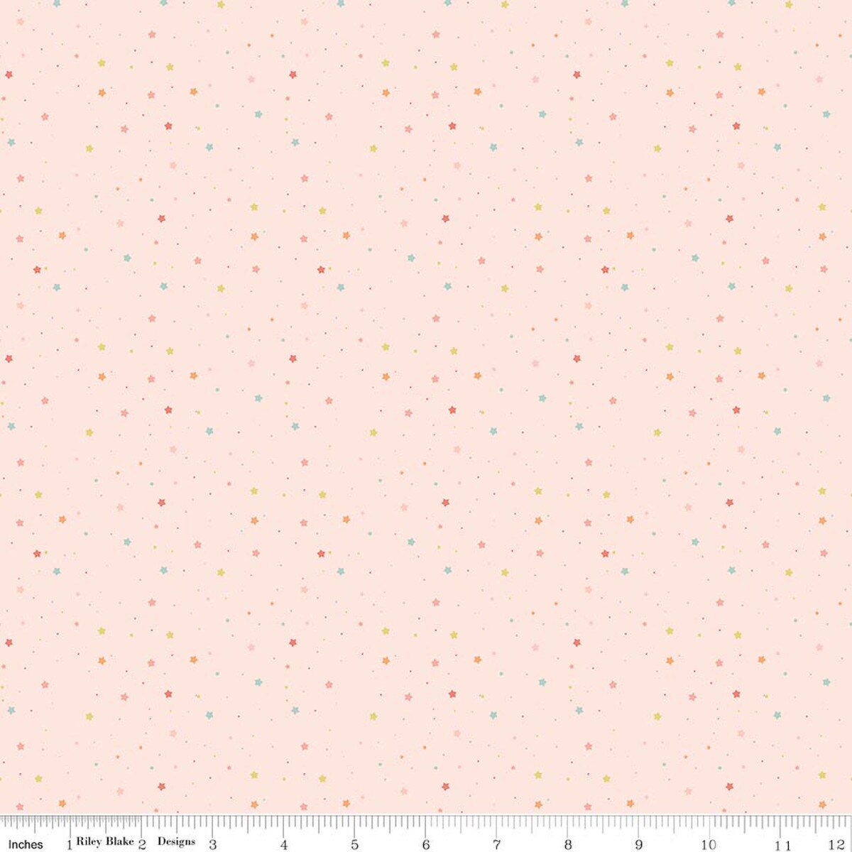 Love You to the Moon || Stars || Blush || Flannel