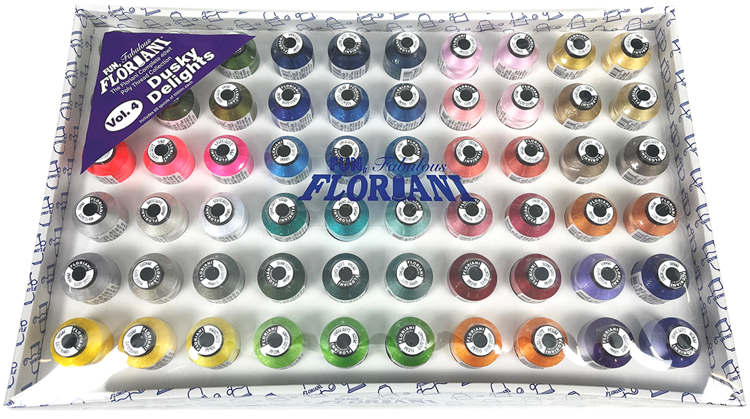 Floriani Top 60 Thread Box 4 || Dusky Delights
