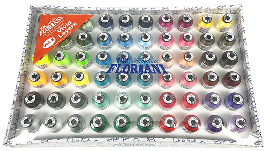 Floriani Top 60 Thread Box 6 || Vivid Layers