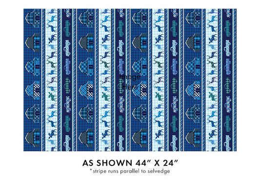 Winter Farmhouse Stripe Blue