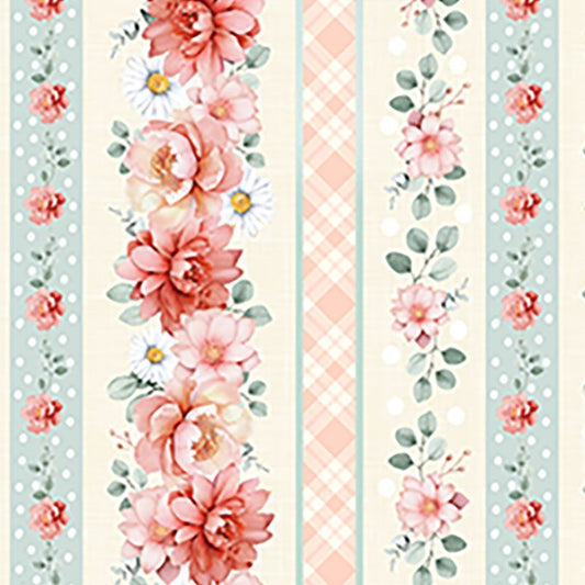 Til The Cows Come Home || Floral Stripes