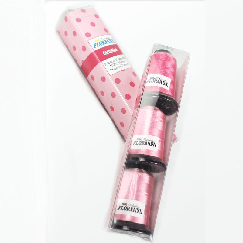 Floriani Thread || Carnation || 3 Spool Set