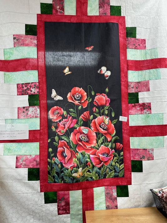 Poppies Grand Prize Quilt Fabric Kit