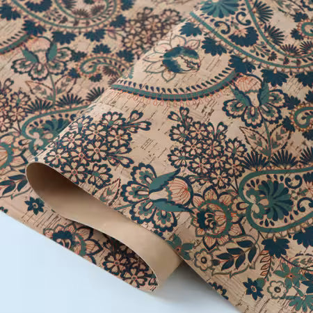Cork || Western Paisley || 1/2 yard