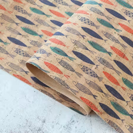 Cork || Portuguese Fish || 1/2 yard