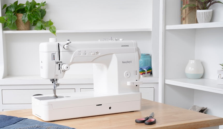 Janome Heavy Duty 8 Straight Stitch Sewing Machine