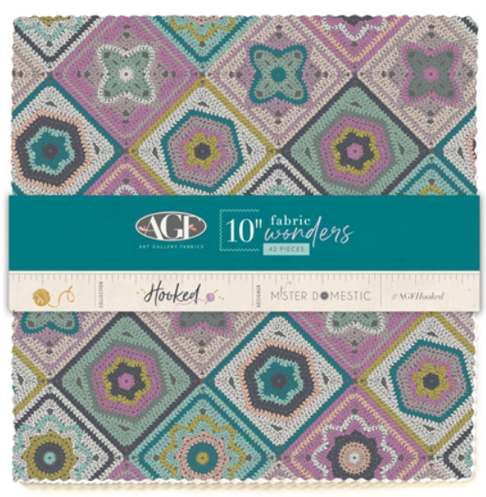 Fabric Wonders Hooked 10"x10" SQ 42 Pieces LC