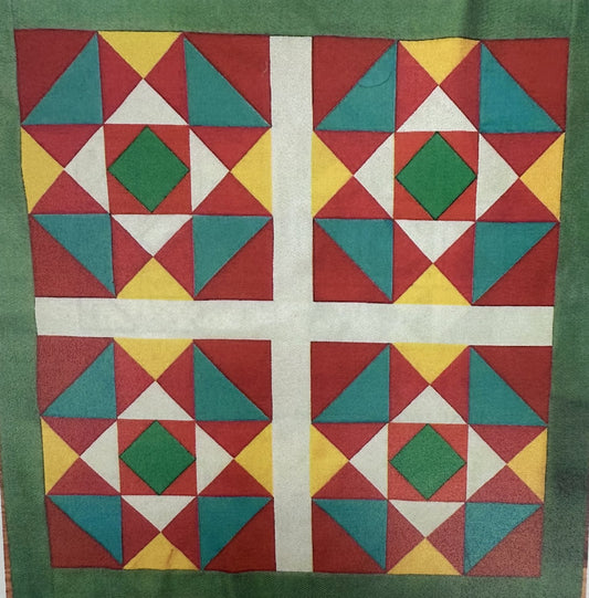 Mosaic Star Table Toppper Sample