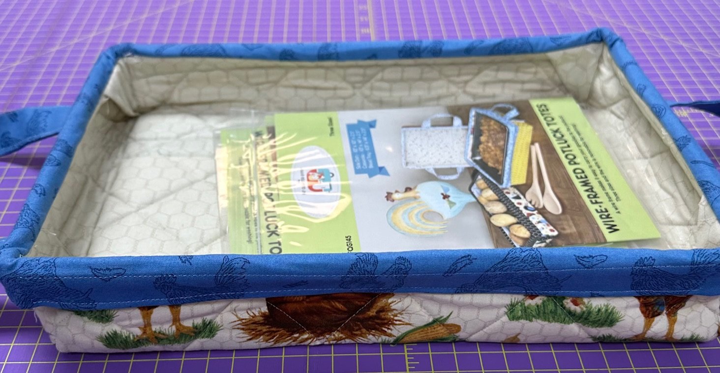 Wire- Framed Potluck Tote Sample