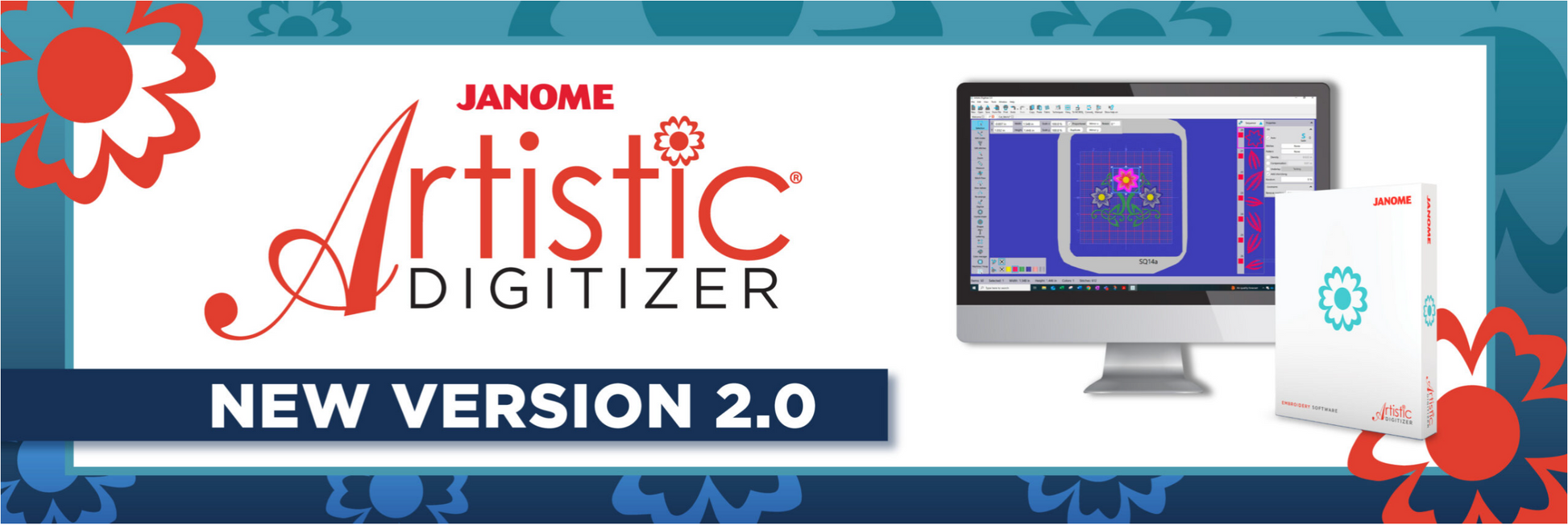 Janome Artistic Digitizer Upgrade to Version 2.0 – Marietta's