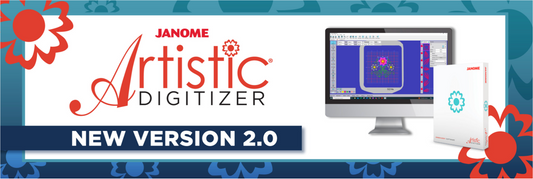 Janome Artistic Digitizer Upgrade to Version 2.0