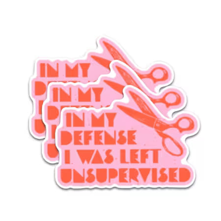 In My Defense Sticker by Checker Dist.