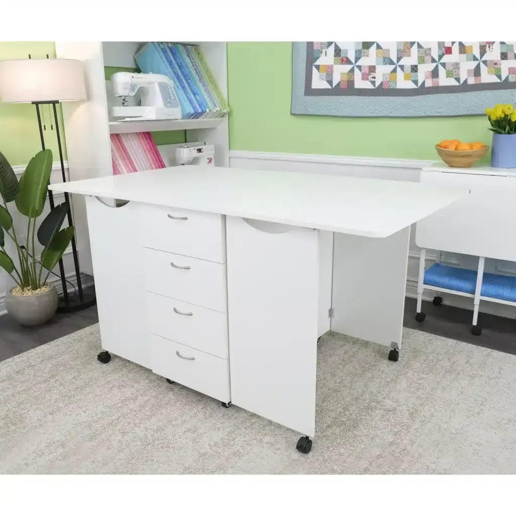 Kangaroo - Kookaburra Cutting Table - Cabinet Finish:Teak