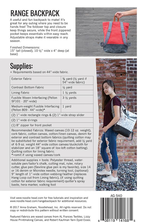 Range Backpack By Noodlehead