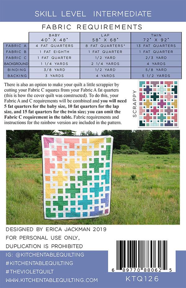 The Violet Quilt By Kitchen Table Quilting