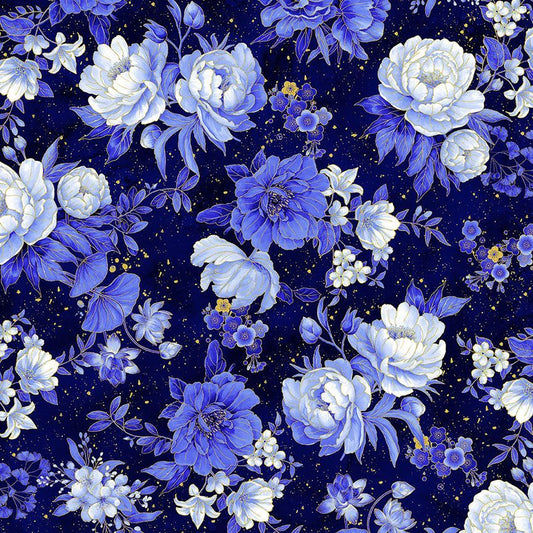 Moonlight || Asian Floral || Metallic